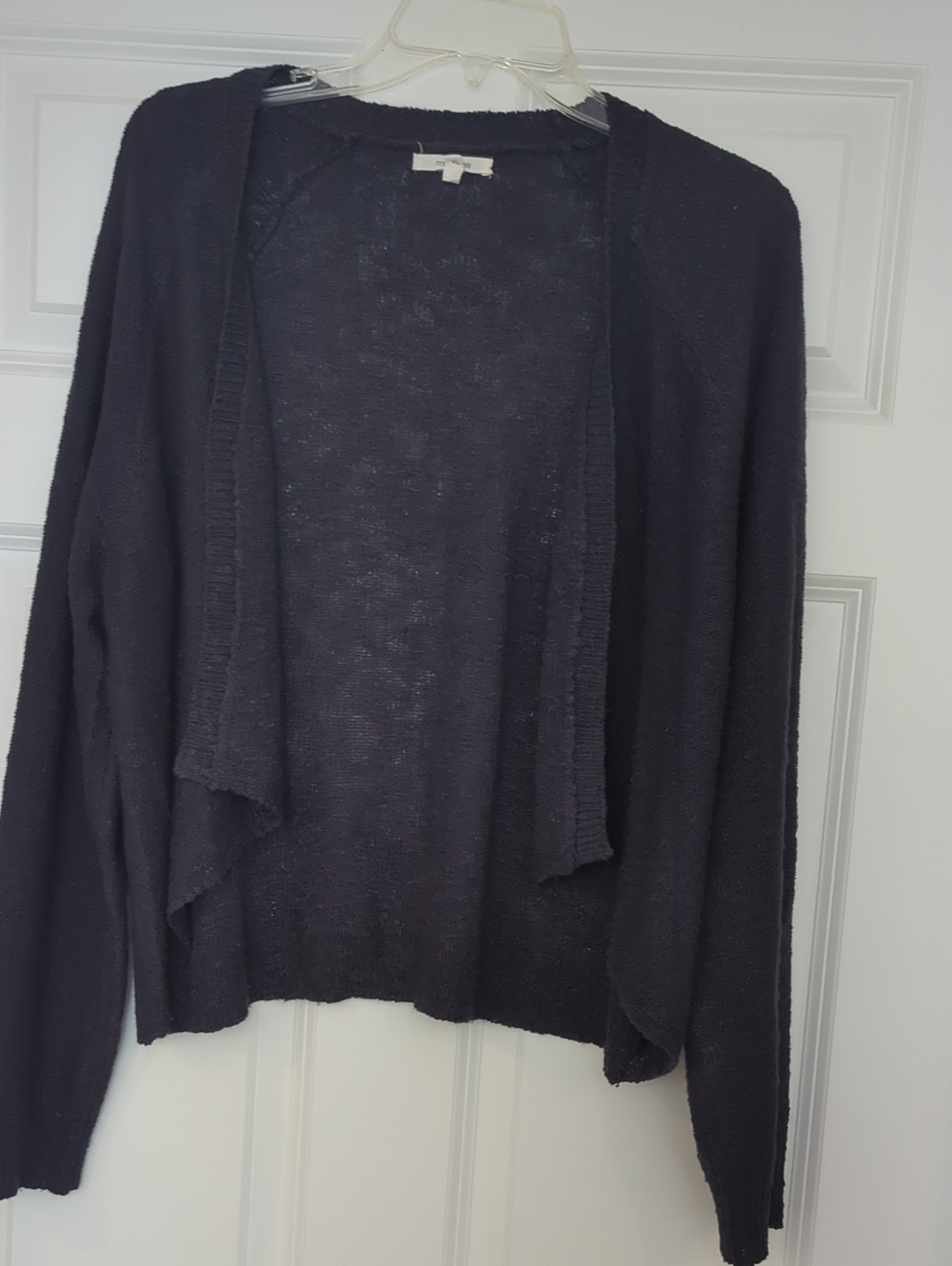 Maurices Open Front Cardigan in Black Size XL Like New